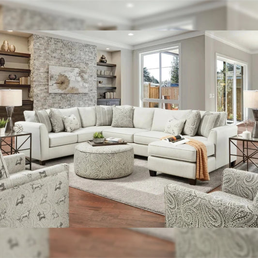 U Shape Sofa Set 5 Seater Sectional Sofa