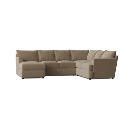 U Shape Sofa Set: 6 Seater 126" Wide Sofa
