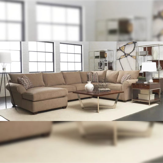 U Shape Sofa Set 6 Seater 147 Wide Sectional Sofa