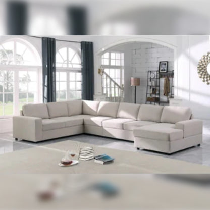 U Shape Sofa Set  7 Seater Sofa Set Reversible Sectional Sofa
