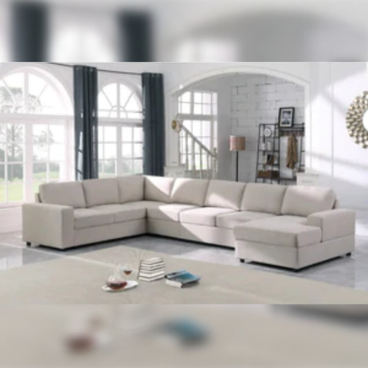 U Shape Sofa Set  7 Seater Sofa Set Reversible Sectional Sofa