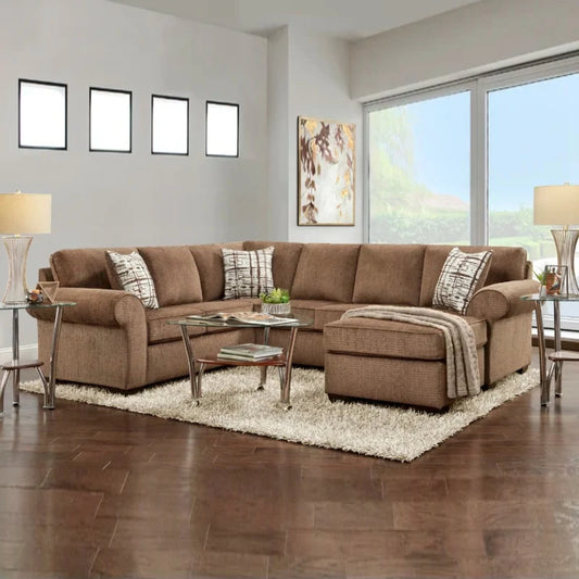 U Shape Sofa Set 96 Wide Reversible Sofa & Chaise 7 Seater Sofa