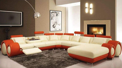 U Shape Sofa Set 9 Seater Sofa Set Luxury Leatherette Corner Sofa Set