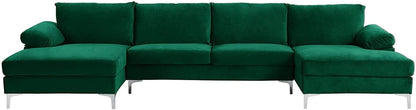 U Shape Sofa Set: Large Fabric U Shape Sofa Set