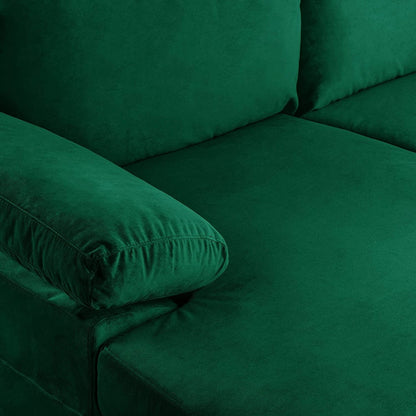U Shape Sofa Set: Large Fabric U Shape Sofa Set