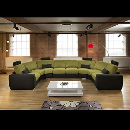 U Shape Sofa Set: Luxury Ultra Contemporary Sectional Sofa Set 