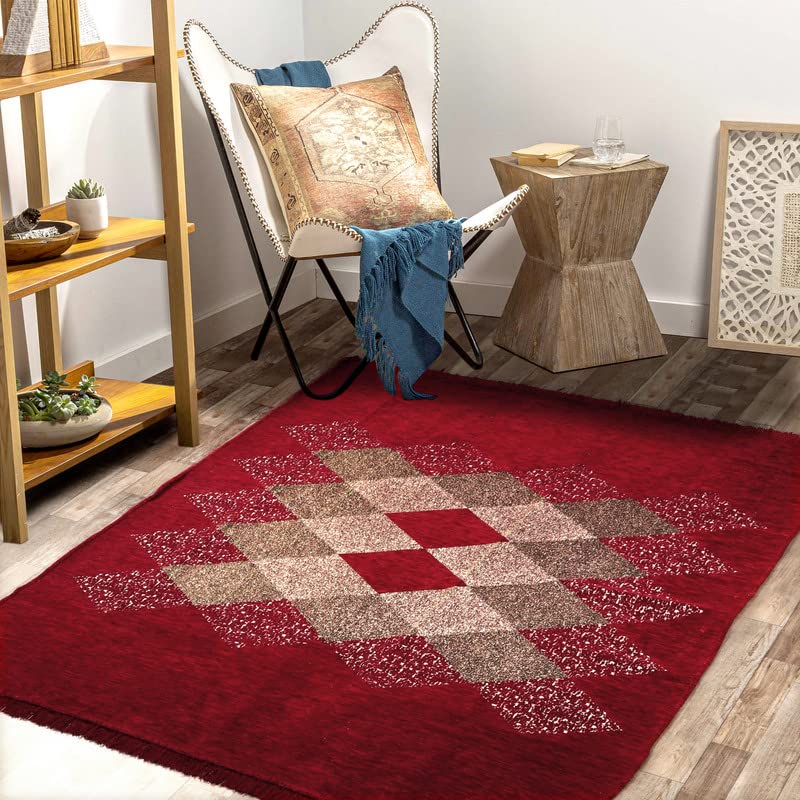 Carpets: Velvet Carpet with Fine Gold Yarn for Living Room, Bedroom