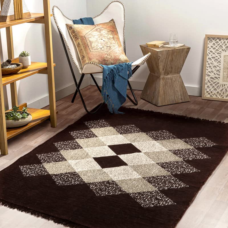 Carpets: Velvet Carpet with Fine Gold Yarn for Living Room, Bedroom