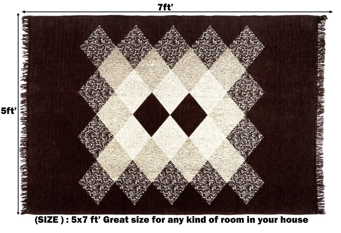 Carpets: Velvet Carpet with Fine Gold Yarn for Living Room, Bedroom