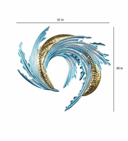 Wall Art: Blue Iron Abstract Wall Art 