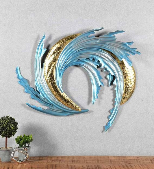 Wall Art: Blue Iron Abstract Wall Art 