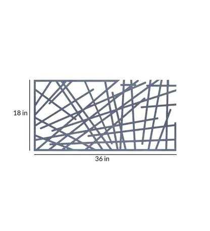 Wall Art Iron Abstract Wall Art In Black