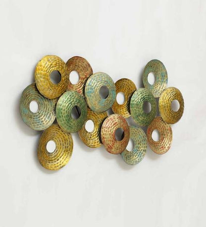 Wall Art : Iron Abstract Wall Art In Gold