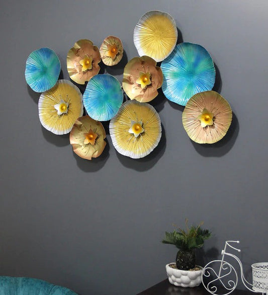 Wall Art Iron Abstract Wall Art In Multicolour