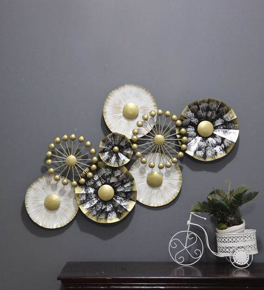 Wall Art Iron Abstract Wall Art In Multicolour