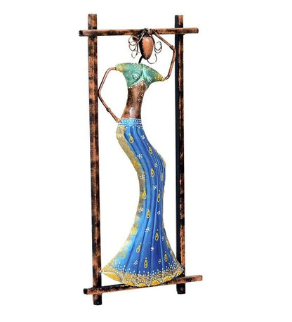 Wall Art: Iron Blue Dancing Doll Wall Art