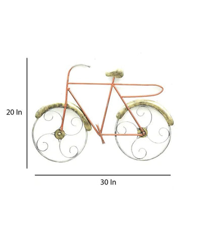 Wall Art : Iron Cycle Wall Art In Multicolour