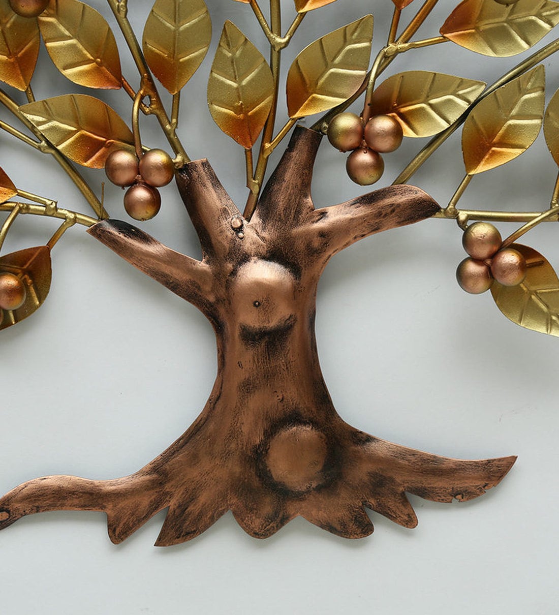 Wall Art: Iron Decorative Tree Wall Art In Gold