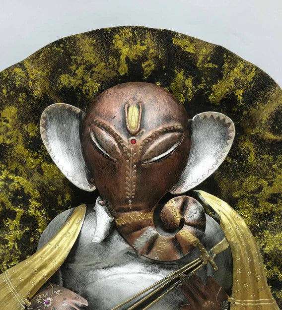Wall Art: Iron Lord Ganesha Wall Art