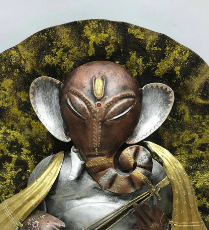 Wall Art: Iron Lord Ganesha Wall Art