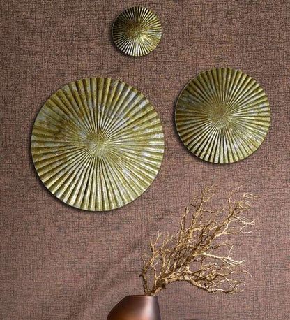 Wall Art Wrought Iron Abstract Wall Art In Gold 