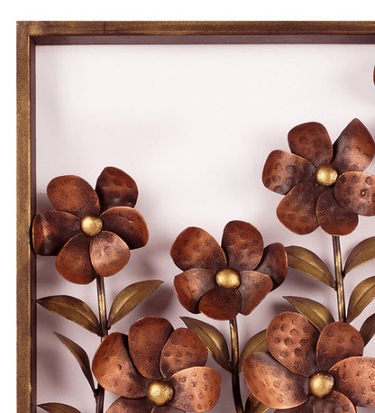 Wall Art: Wrought Iron Framed Leaf Wall Art