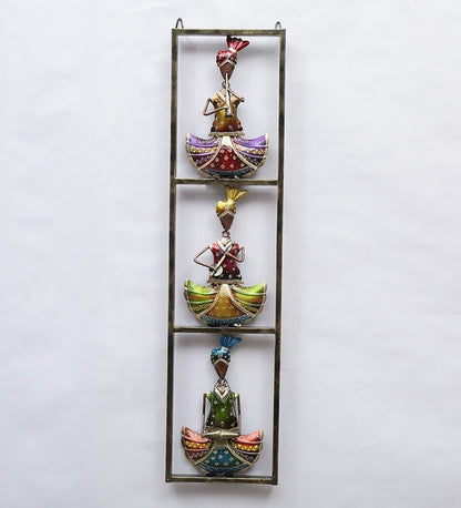 Wall Art : Wrought Iron Musician Wall Art In Yellow