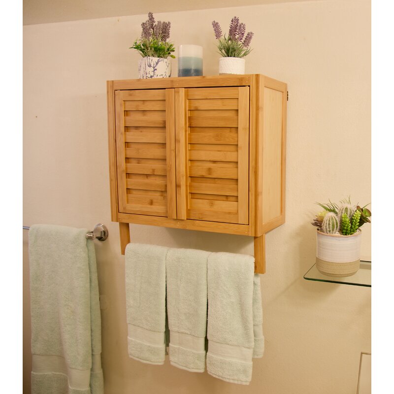 Wall Cabinets: 20.5'' W x 22.4'' H x 8.5'' D Solid Wood Wall Mounted Cabinet