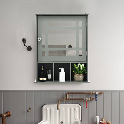 Wall Cabinets: 20'' W x 24'' H x 6'' D Wall Mounted Cabinet