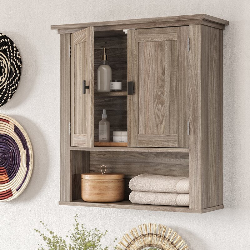 Wall Cabinets: 22.81'' W x 24.5'' H x 7.88'' D Bathroom Wall Mounted Cabinet