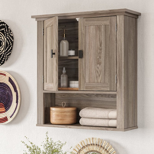 Wall Cabinets: 22.81'' W x 24.5'' H x 7.88'' D Bathroom Wall Mounted Cabinet
