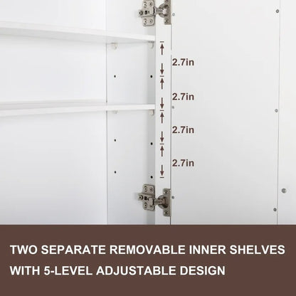 Wall Cabinets: 23.6'' W x 30.4'' H x 7.5'' D Wall Mounted Bathroom Cabinets