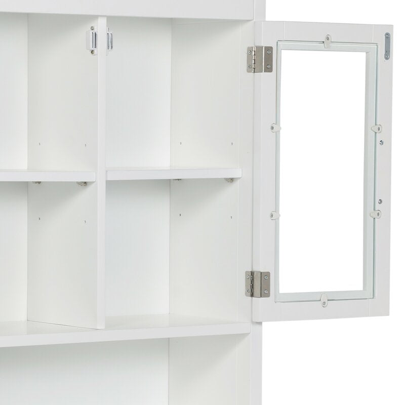 Wall Cabinets: 24'' W x 28'' H x 9.8''  Wall Mounted Cabinet