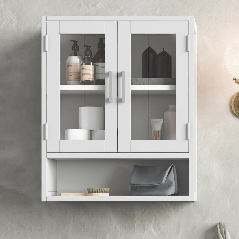 Wall Cabinets: 24'' W x 28'' H x 9.8''  Wall Mounted Cabinet