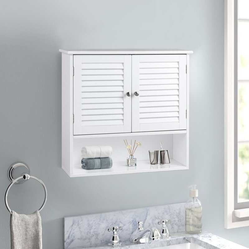 Wall Cabinets: 26'' W x 25'' H x 8.5'' D  Wall Mounted Cabinet