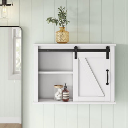 Wall Cabinets: 27.17'' W x 19.7'' H x 7.8'' D Bathroom Wall Mounted Cabinet