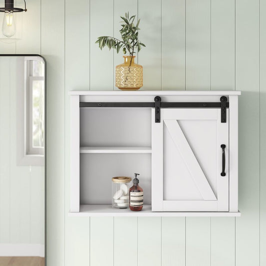 Wall Cabinets: 27.17'' W x 19.7'' H x 7.8'' D Bathroom Wall Mounted Cabinet