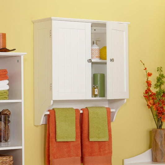 Wall Cabinets: 2 Door Bathroom Wall Cabinet