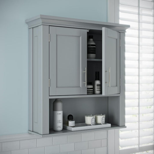 Wall Cabinets: 2 Door Bathroom Wall Cabinet