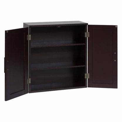 Wall Cabinets: Espresso Wall Cabinet