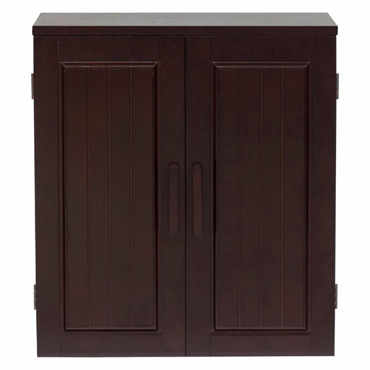 Wall Cabinets: Espresso Wall Cabinet