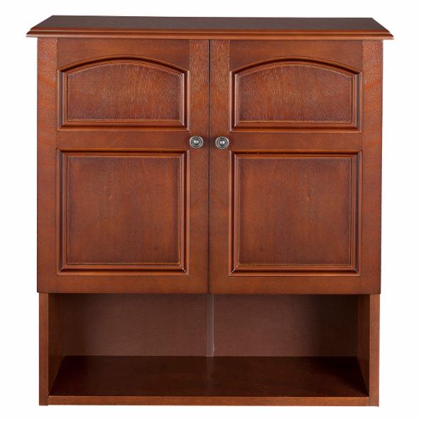 Wall Cabinets: Mahogany Wall Cabinet with 2 Doors