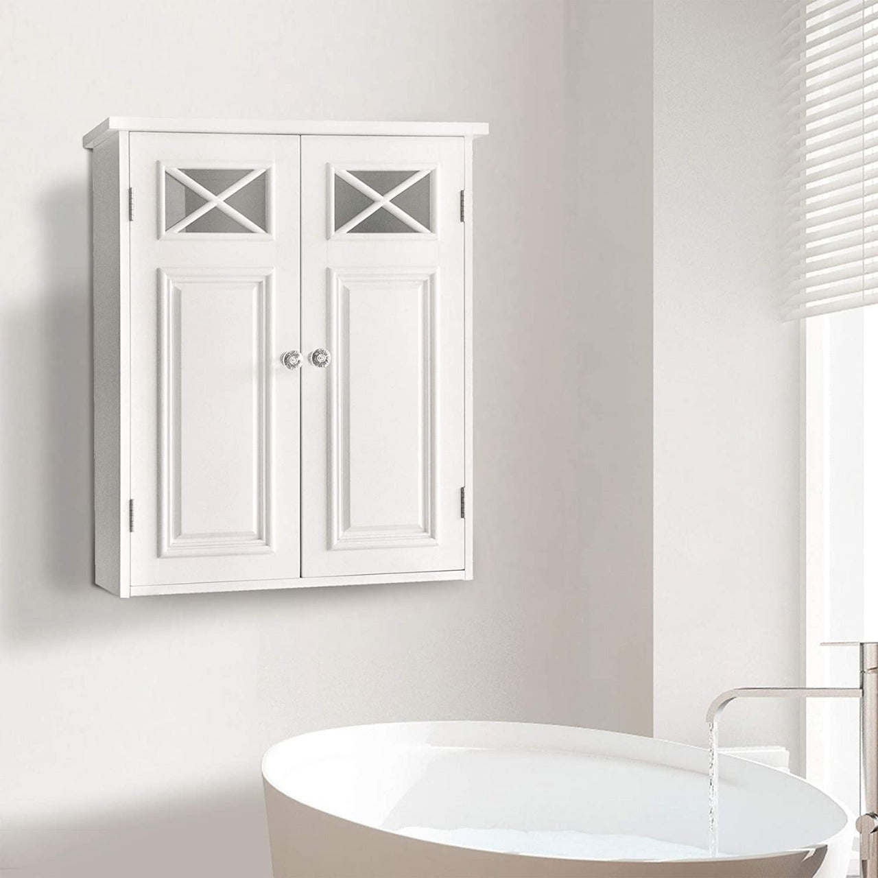 Wall Cabinets: Wall Cabinet with Two Doors and Shelves