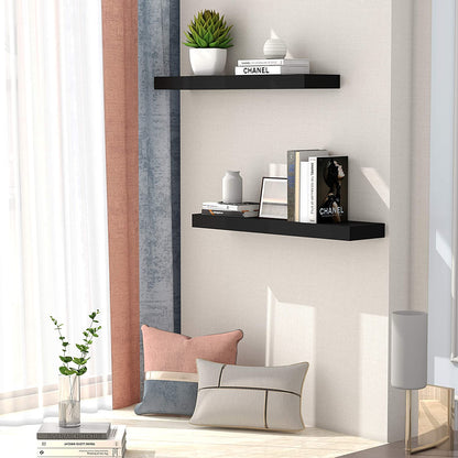 Wall Shelves: Bathroom Kitchen Living ,Kitchen,Room Bedroom Storage,Black