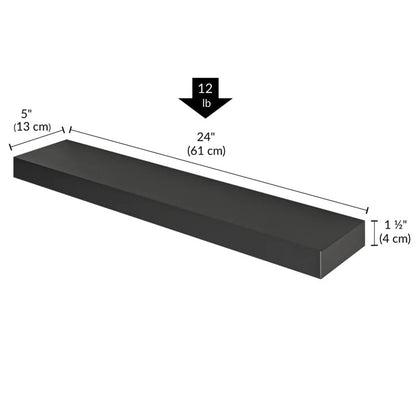Wall Shelves Bathroom Kitchen Living ,Kitchen,Room Storage,Black