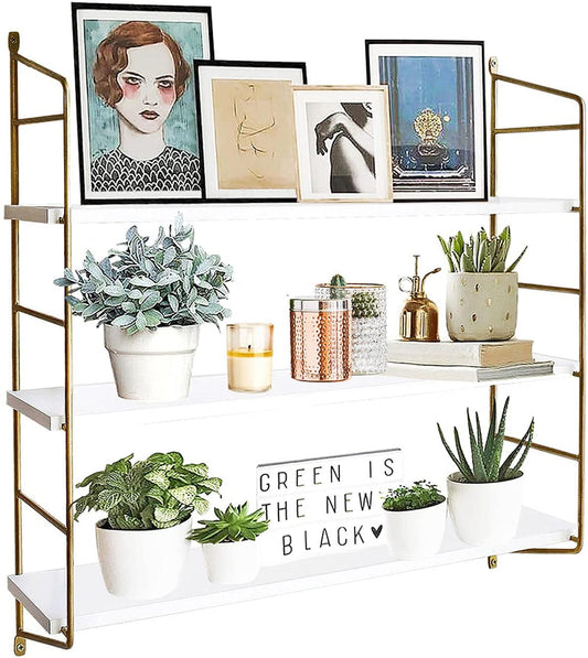 Wall Shelves Bedroom Living Room Shelf's Kitchen 3 Tier Bookshelf