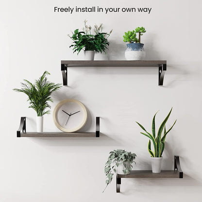 Wall Shelves: Decoration Wall, Brown