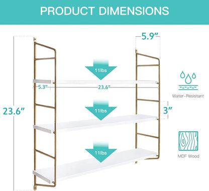 Wall Shelves Living Room Shelf's Kitchen 3 Tier