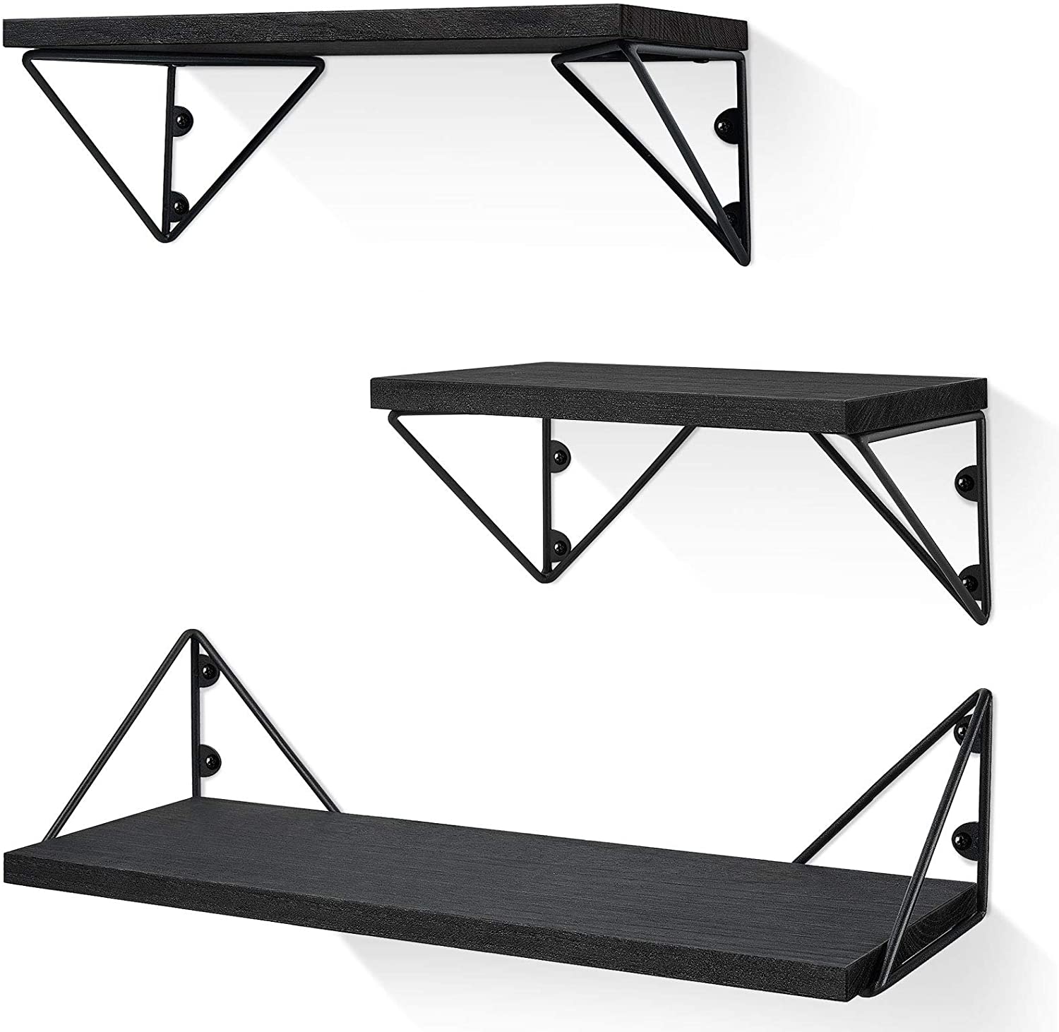 Wall Shelves Living Room, Bedroom, Bathroom,Office Black