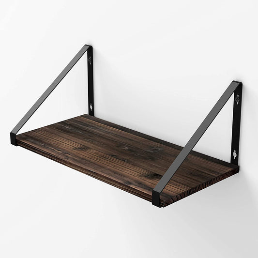   Wall  Shelves Living Room, Office, and Bedroom, with Metal Bracket
